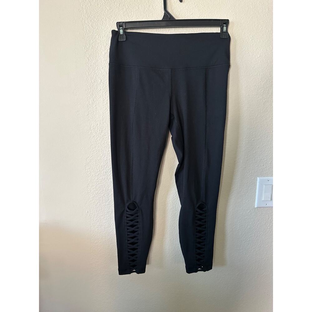 Yogalicious black Performance Leggings L/ NWOT 1076